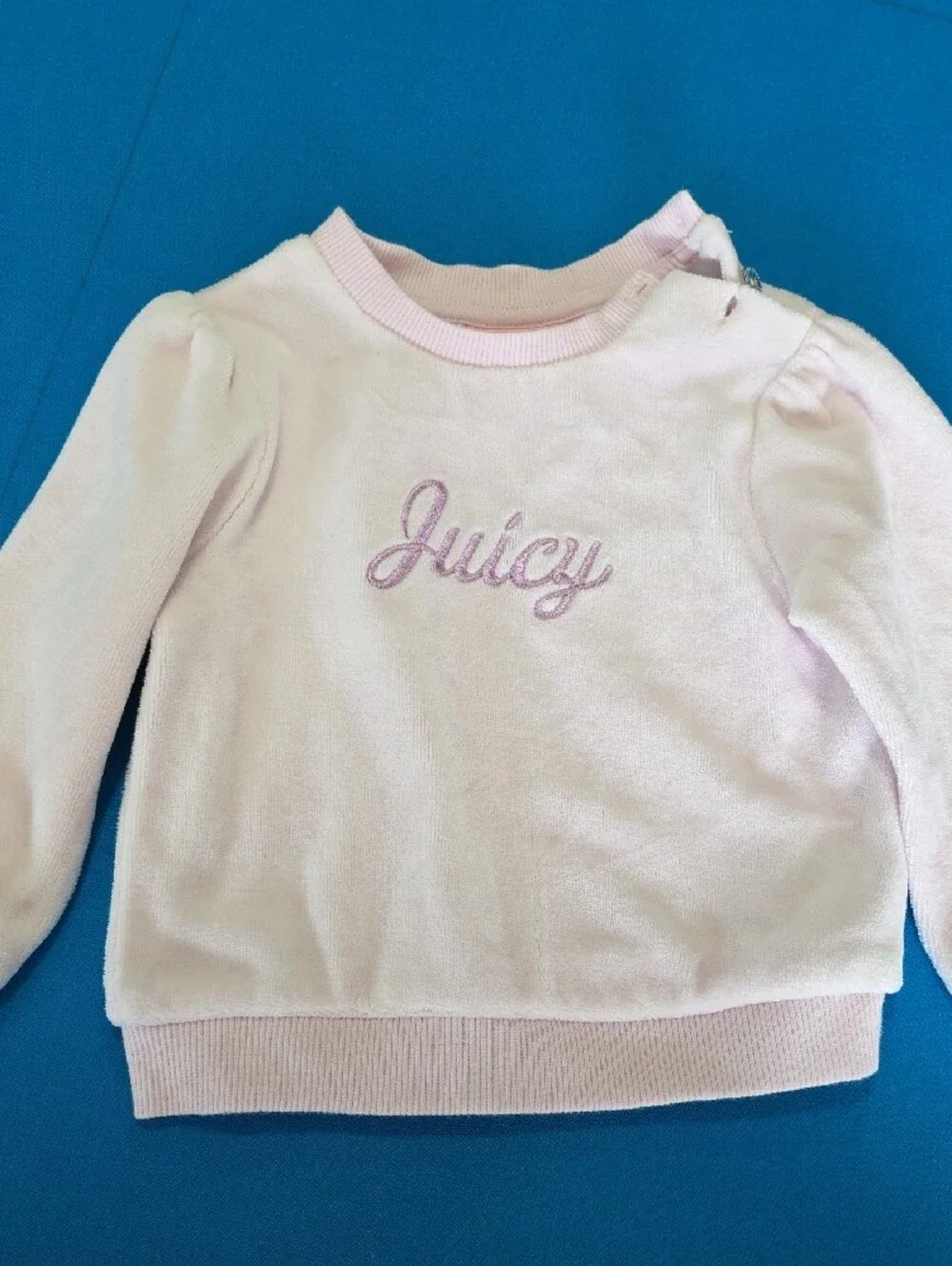 Juicy Couture Pale Pink Plush 2-Piece  Set